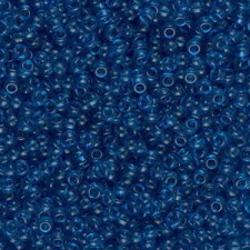 Miyuki rocailles Perlen 11/0 - Transparent capri blue 11-149